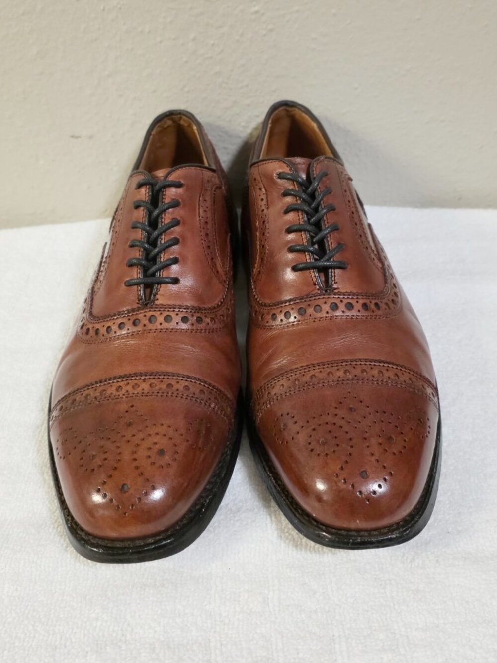Allen Edmonds 9-D Strand Oxford Mens Dress Shoes - Picture 7 of 12